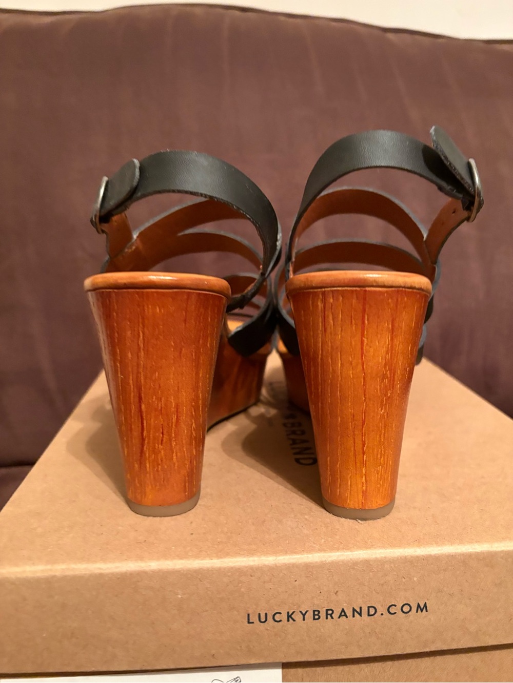 Lucky Brand Marinaa Wedge Sandals - Picture 3 of 4